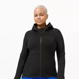 Lululemon Black Hooded Fleece Flurry Jacket